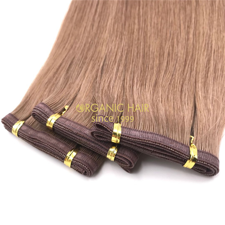 Wholesale human flat wefts hair extensions and good reviews X292